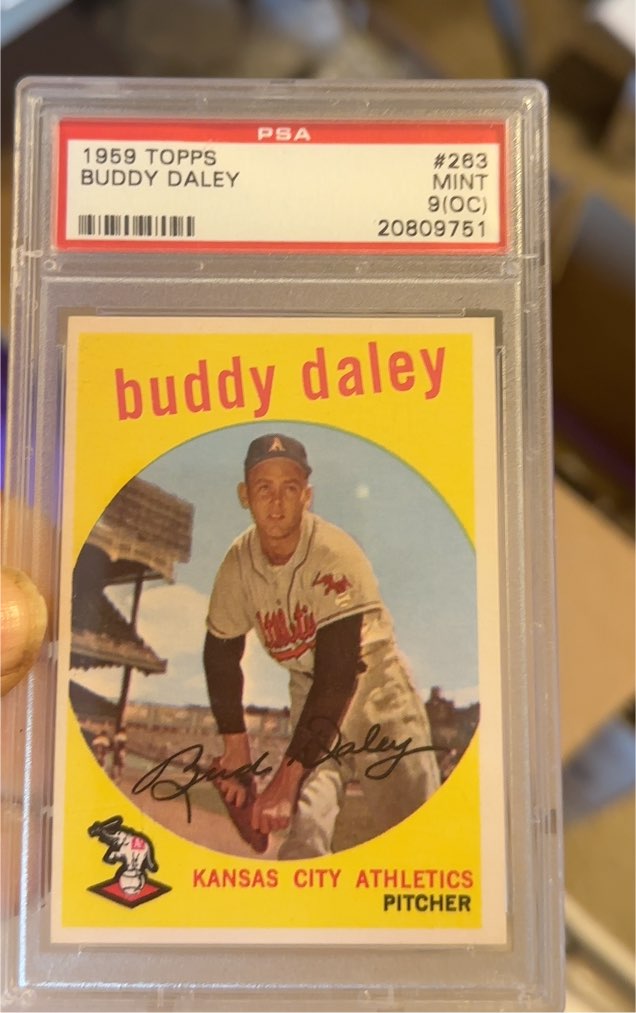 1959 Topps #263 Buddy Daley — front