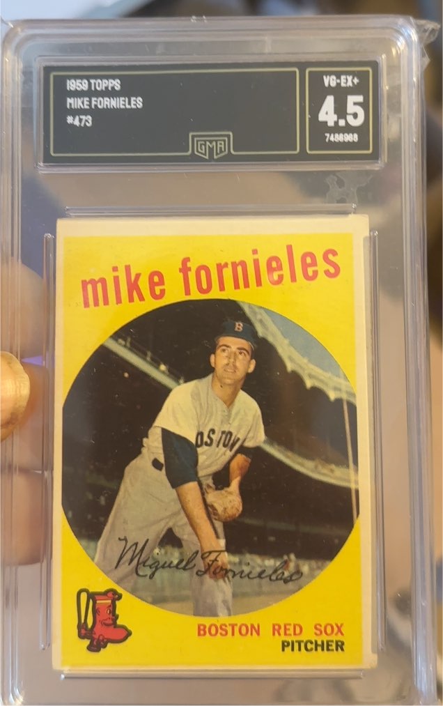 1959 Topps #473 Mike Fornieles — front