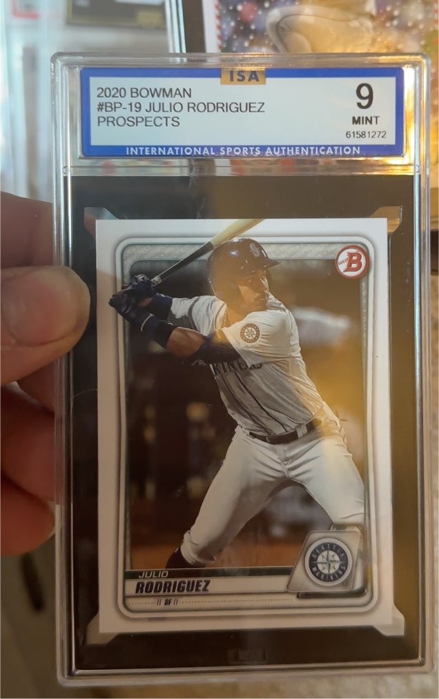 2020 Bowman #BP-19 Julio Rodriguez — front
