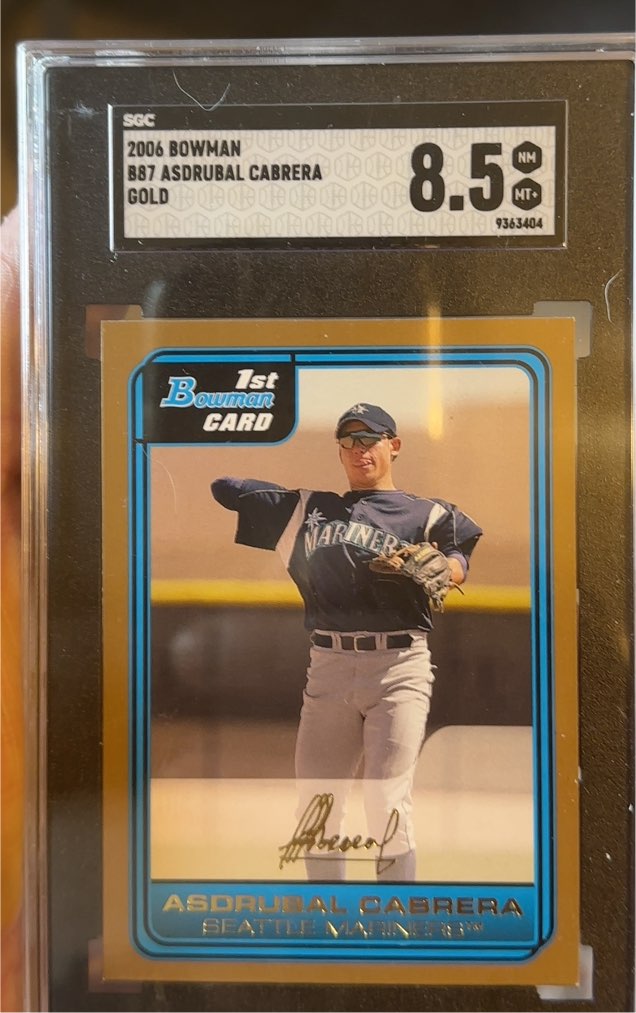 2006 Bowman #B87 Asdrubal Cabrera — front