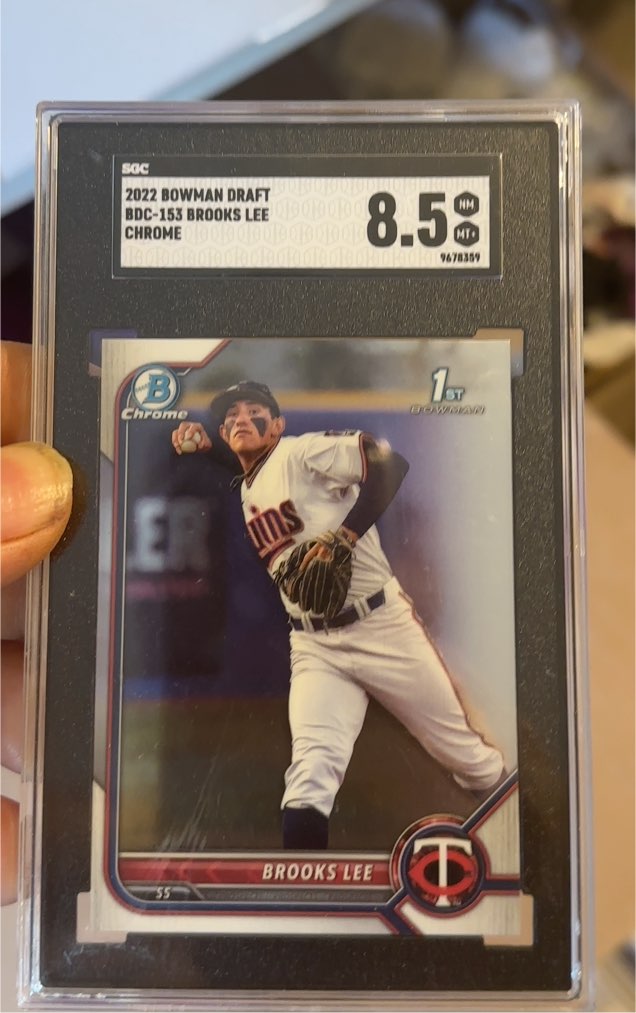 2022 Bowman Draft Chrome #BDC-153 Brooks Lee — front