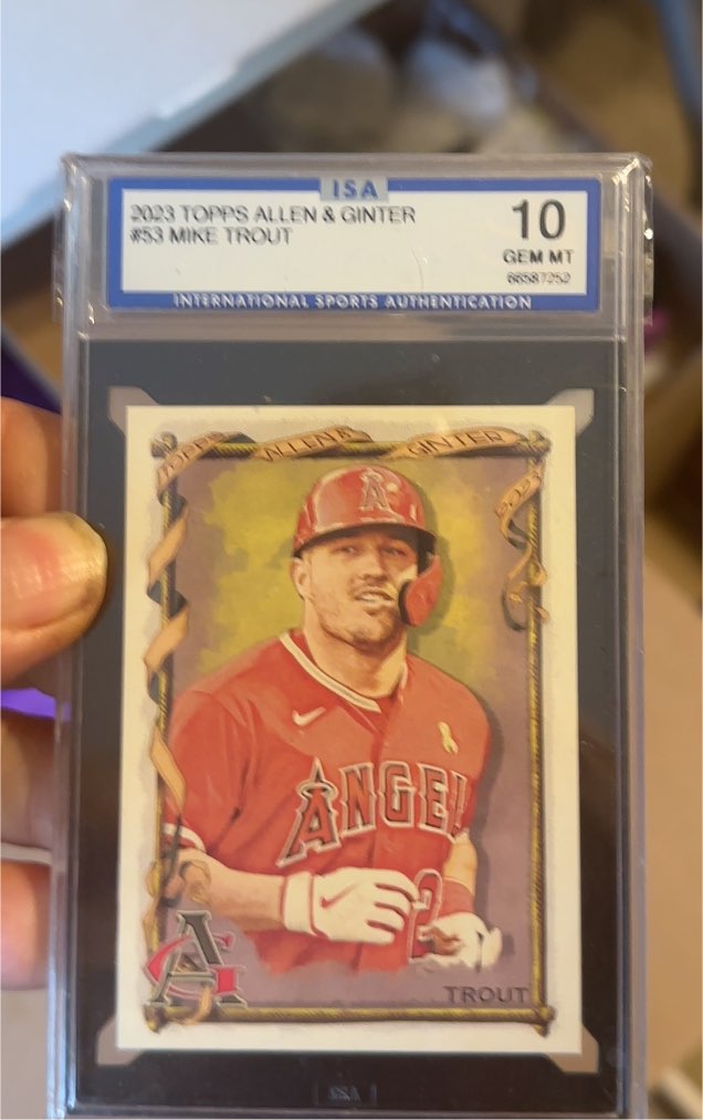 2023 Topps Allen & Ginter #53 Mike Trout — front
