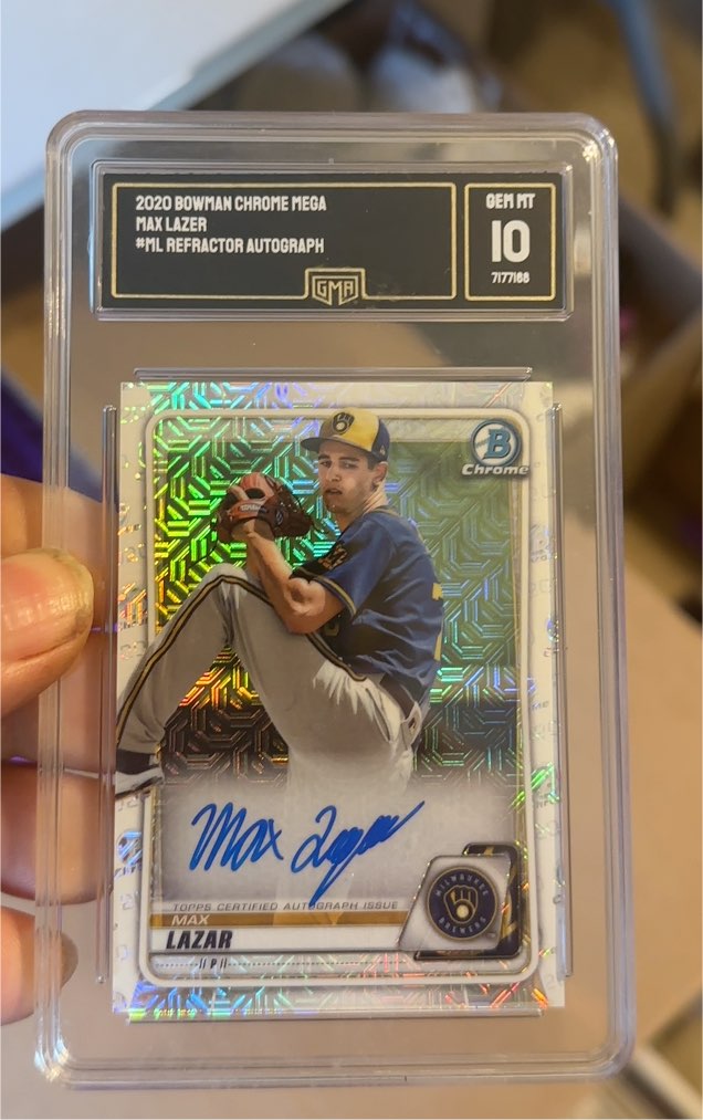 2020 Bowman Chrome Mega #ML Max Lazar — front