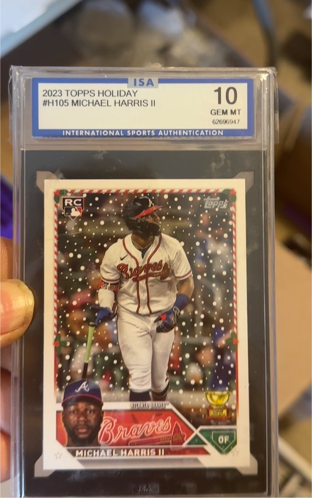 2023 Topps Holiday #H105 Michael Harris II — front