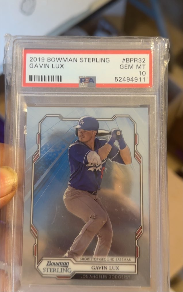 2019 Bowman Sterling #BPR32 Gavin Lux — front