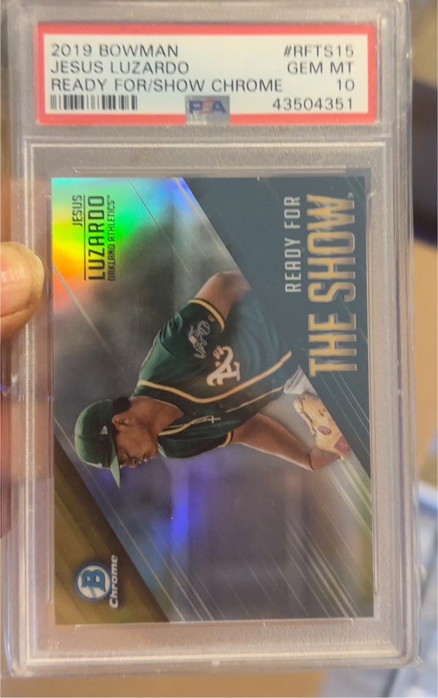 2019 Bowman Chrome Ready for the Show #RFTS15 Jesus Luzardo — front