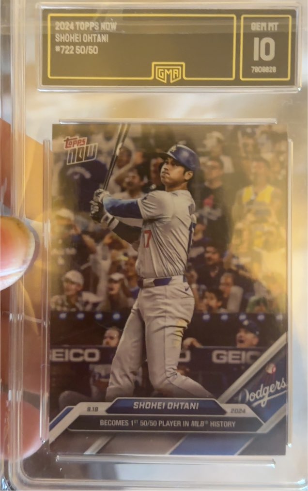 2024 Topps Now #722 Shohei Ohtani — front