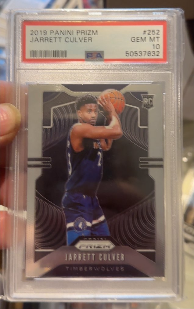 2019 Panini Prizm #252 Jarrett Culver — front