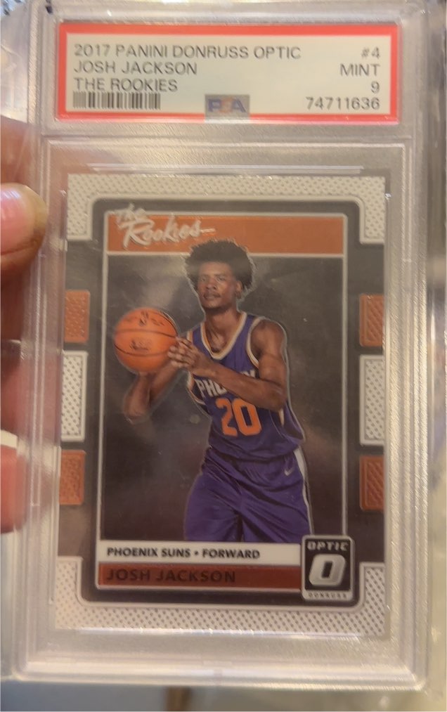 2017 Panini Donruss Optic #4 Josh Jackson The Rookies — front