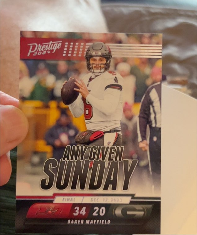 2024 Panini Prestige Any Given Sunday #AGS-BMD Baker Mayfield — front