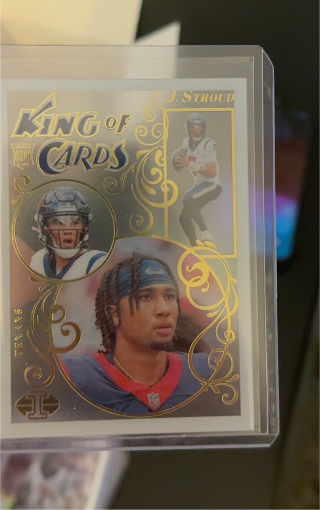 2023 Panini Illusions #17 King of Cards C.J. Stroud — front