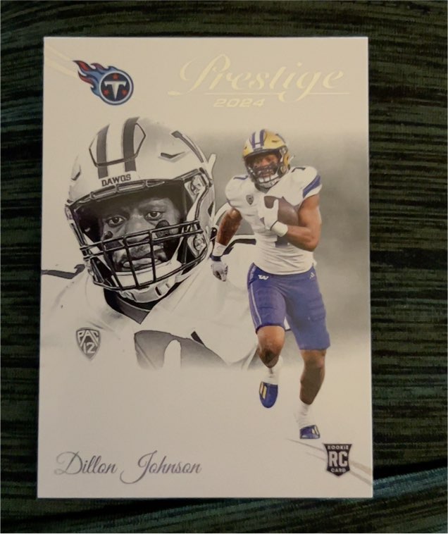 2024 Panini Prestige #356 Dillon Johnson — front