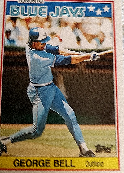 1988 Topps UK Minis #3 George Bell — front