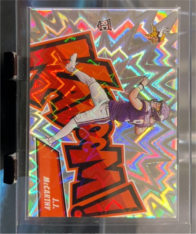 2024 Panini Absolute Kaboom! Horizontal #J.J. McCarthy — front