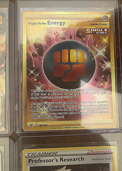 2021 Pokémon TCG Battle Styles #183/163 Single Strike Energy — front