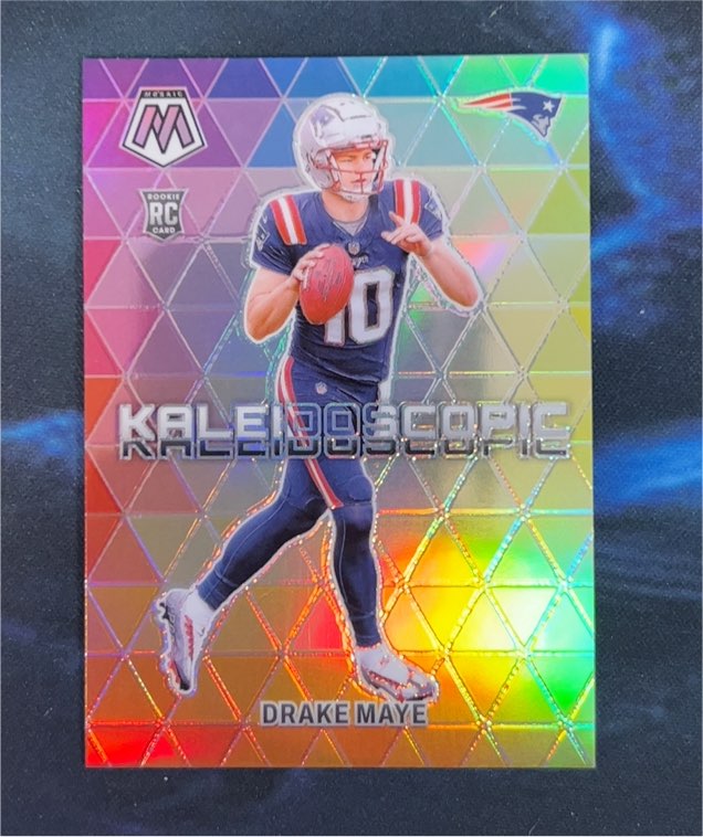 2024 Panini Mosaic Kaleidoscopic #20 Drake Maye Rookie — front