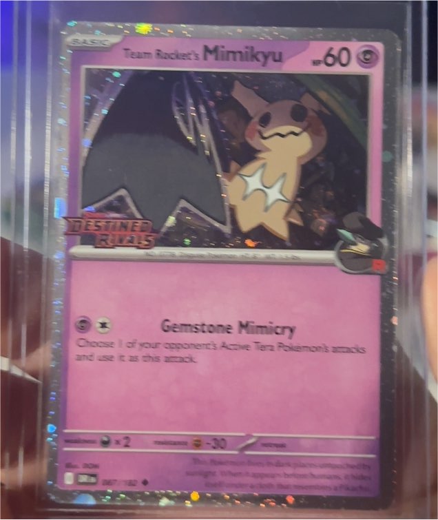 2025 Pokémon TCG #087 Team Rocket's Mimikyu — front