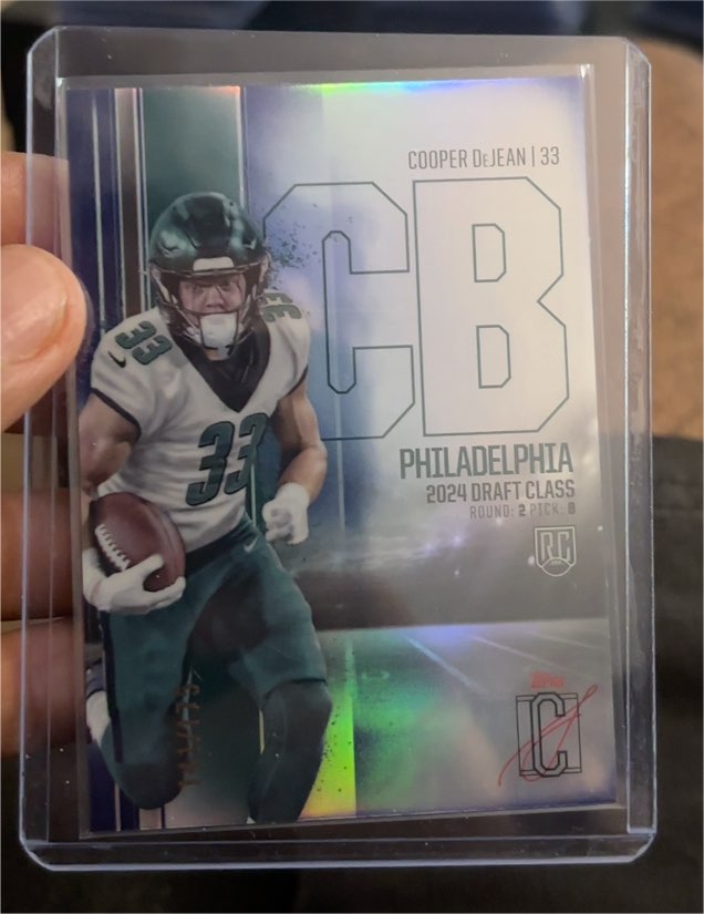 2024 Topps Signature Class #CB Cooper DeJean — front