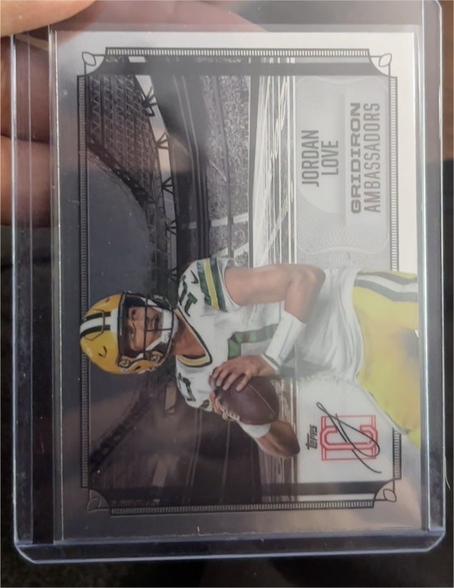 2024 Topps Signature Class Gridiron Ambassadors #GA-12 Jordan Love — front