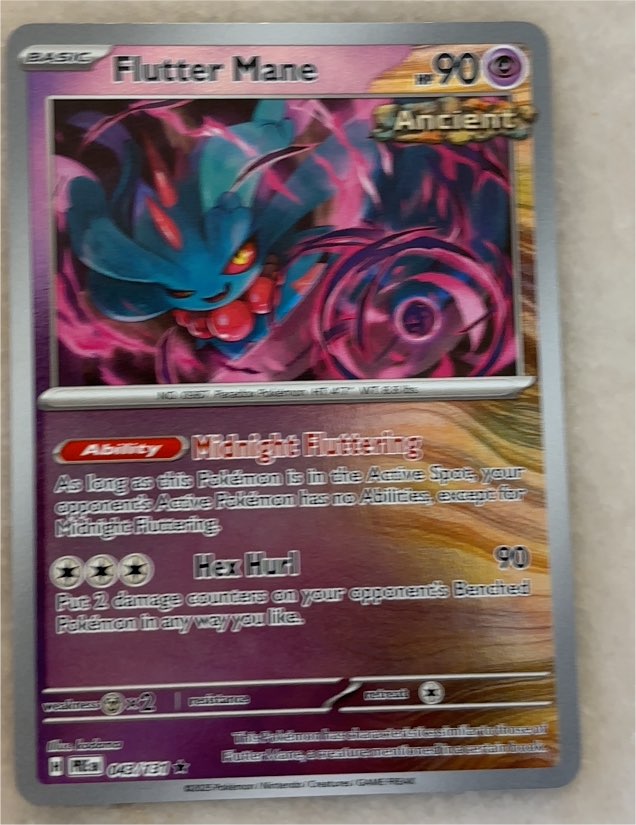 2023 Pokémon Prismatic Evolutions #043 Flutter Mane — front