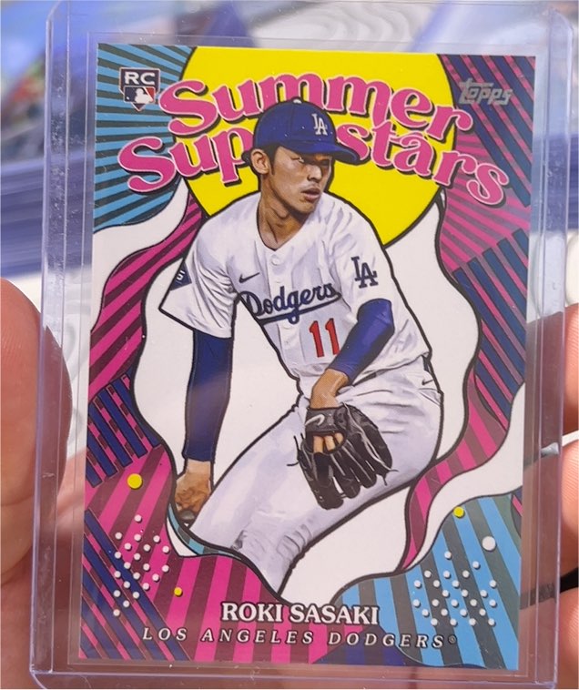 2025 Topps Series 2 #SS-41 Roki Sasaki Summer Superstars — front