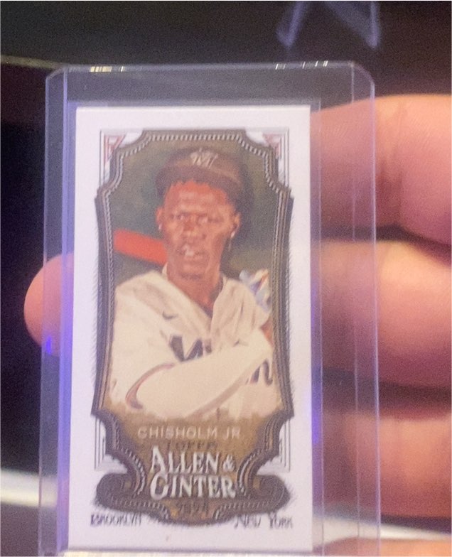 2024 Topps Allen & Ginter #13 Jazz Chisholm Jr. — front