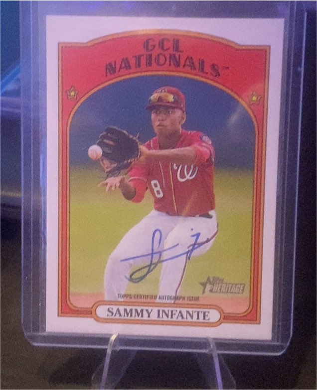 2021 Topps Heritage Minors #87 Sammy Infante — front