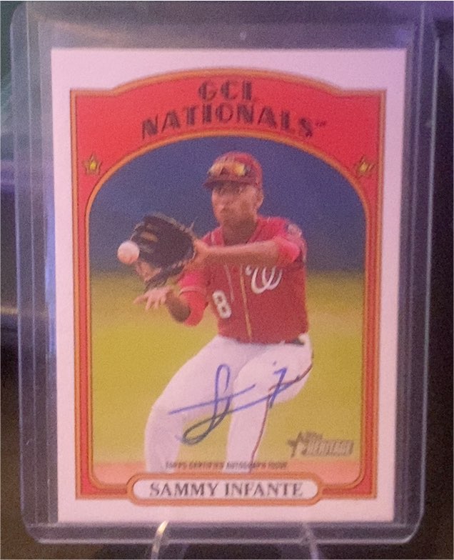 2021 Topps Heritage Minor League #87 Sammy Infante — front