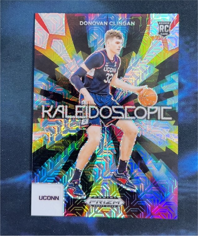 2024 Panini Prizm Draft Picks #13 Donovan Clingan Kaleidoscopic — front