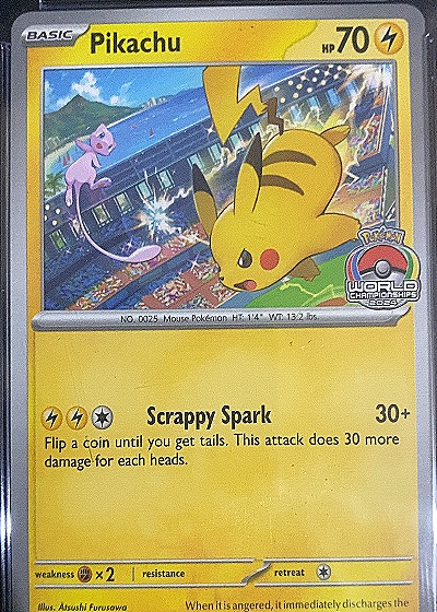 2024 Pokemon Scarlet & Violet Black Star Promo #190 Pikachu — front