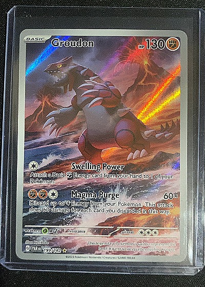2023 Pokémon Scarlet & Violet Paradox Rift #199 Groudon — front