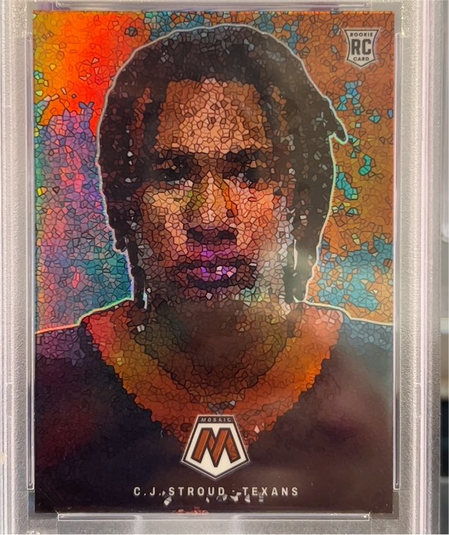2023 Panini Mosaic Micro Mosaic #MM-2 C.J. Stroud Rookie — front