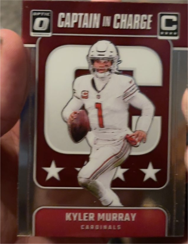 2024 Donruss Optic #1 Kyler Murray Captain In Charge — front
