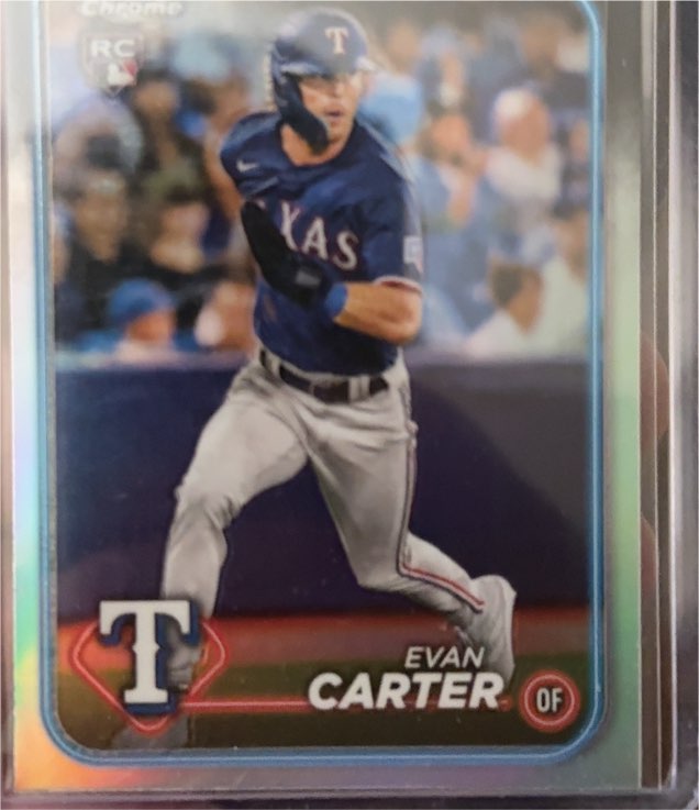 2024 Topps Chrome #136 Evan Carter — front