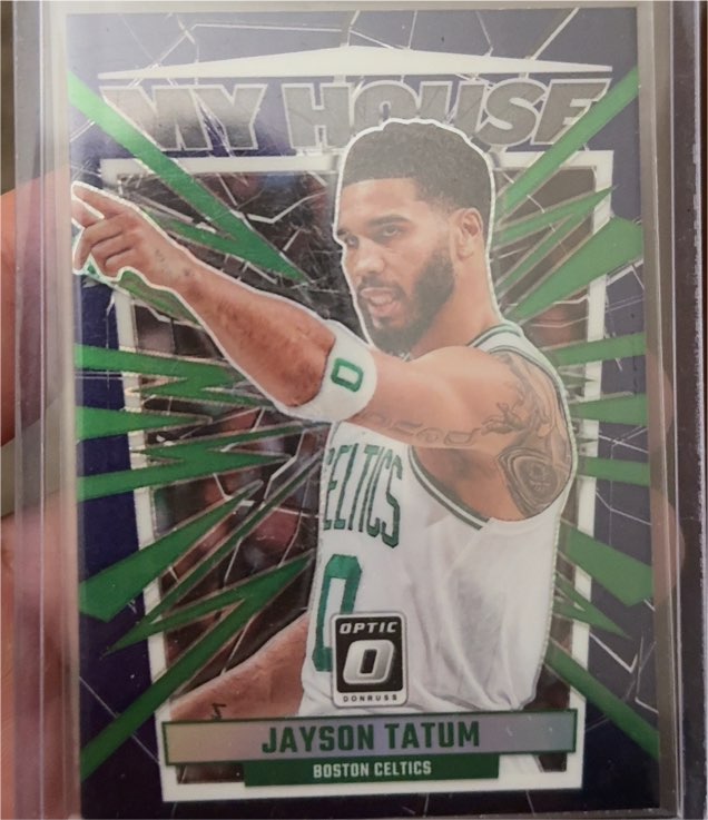 2023-24 Donruss Optic #7 Jayson Tatum My House — front