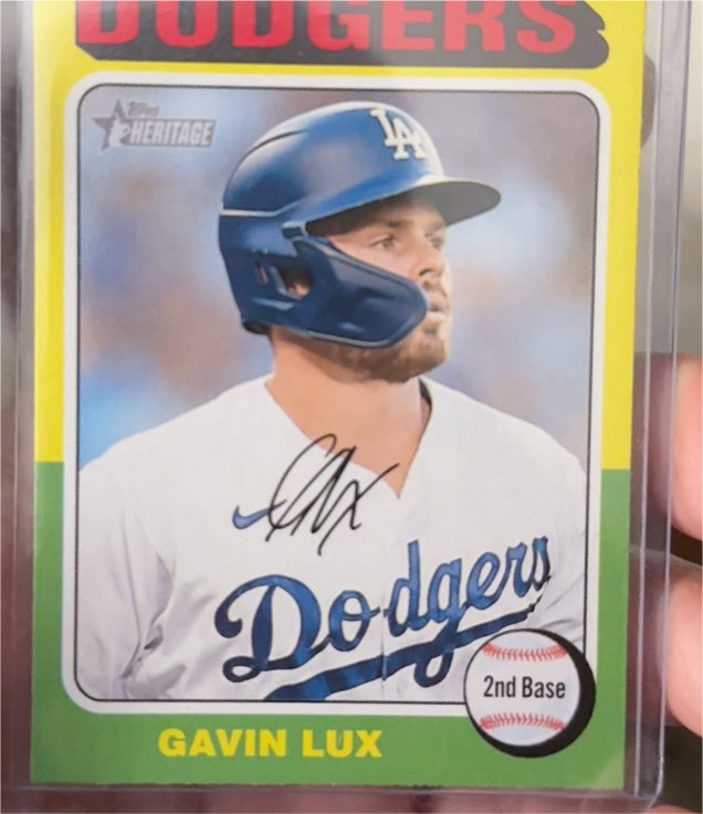 2024 Topps Heritage #178 Gavin Lux — front