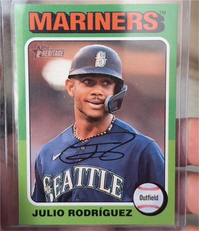 2024 Topps Heritage #286 Julio Rodriguez — front
