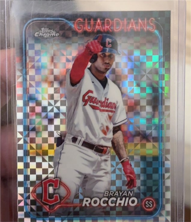 2024 Topps Chrome #113 Brayan Rocchio — front