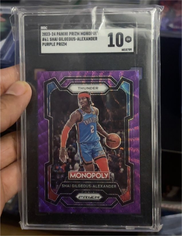 2023-24 Panini Prizm Monopoly #61 Shai Gilgeous-Alexander — front