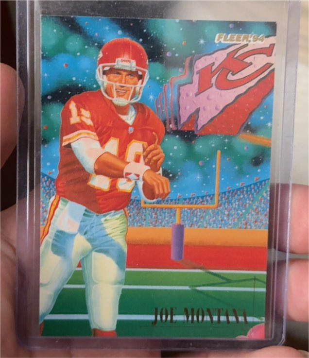 1994 Fleer Pro-Visions #7 Joe Montana — front