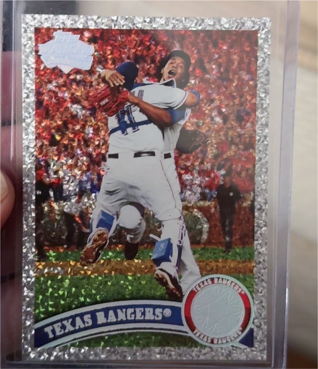 2011 Topps Diamond Anniversary #543 Texas Rangers — front