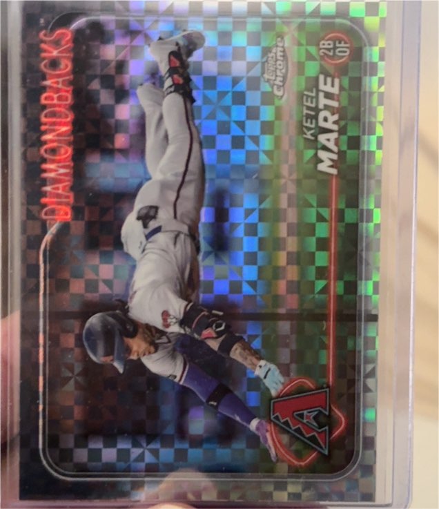 2024 Topps Chrome #35 Ketel Marte — front