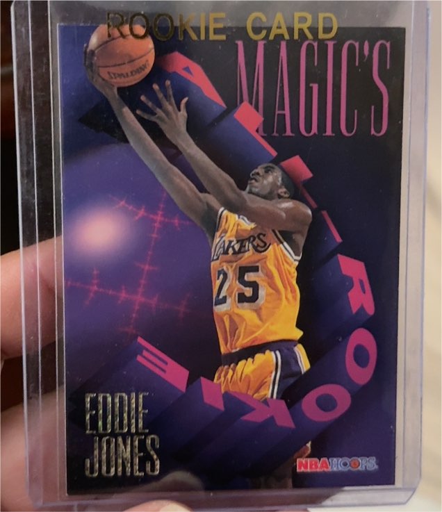 1994-95 NBA Hoops Magic's All-Rookie Team #AR-8 Eddie Jones — front