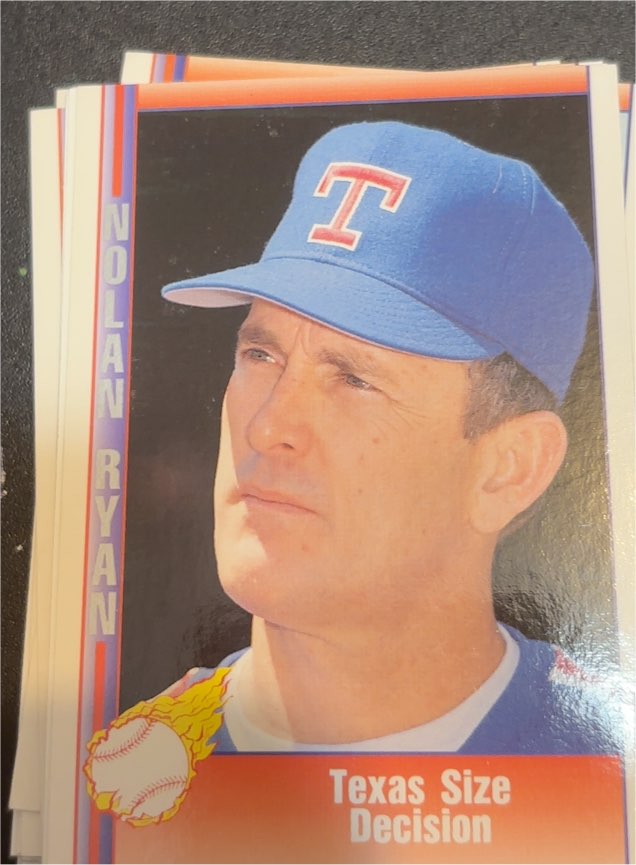 1991 Pacific Nolan Ryan Texas Size Decision #164 — front