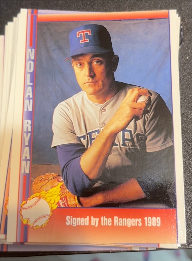 1991 Pacific Texas Express #54 Nolan Ryan — front