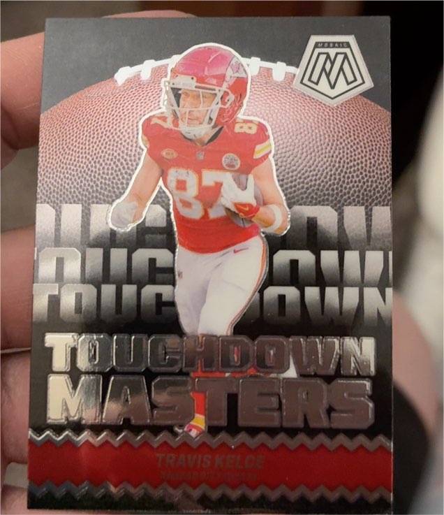 2024 Panini Mosaic Touchdown Masters #TM-TKE Travis Kelce — front