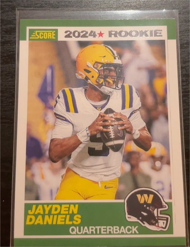2024 Score 35th Anniversary Rookie #2 Jayden Daniels — front