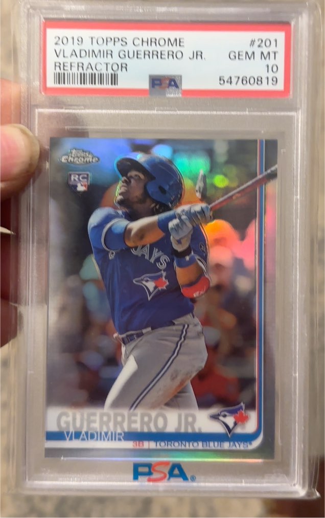 2019 Topps Chrome #201 Vladimir Guerrero Jr. — front