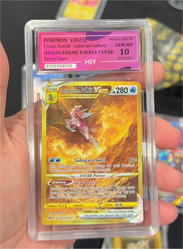2023 Crown Zenith Galarian Gallery #GG67 Origin Forme Palkia VSTAR — front