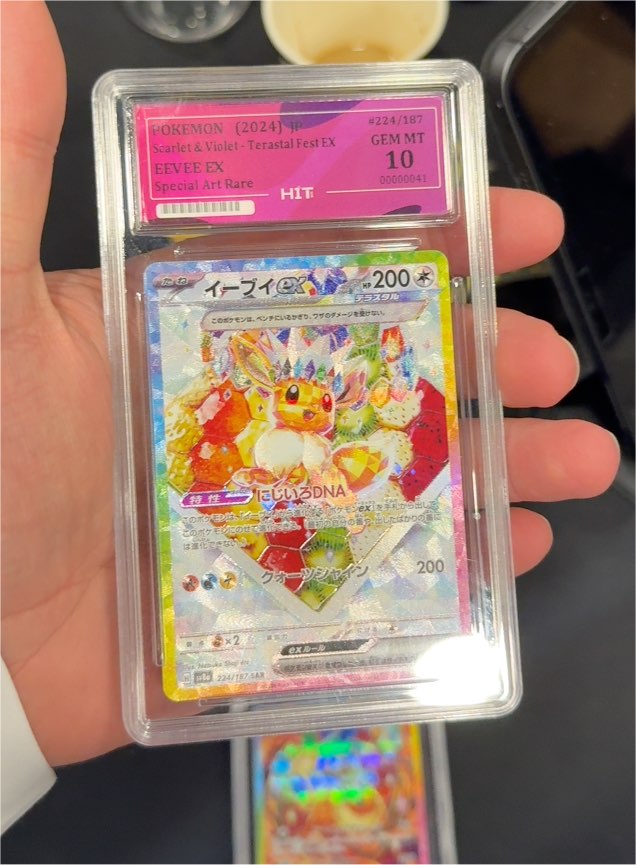 2024 Pokémon Scarlet & Violet Terastal Fest EX #224 Eevee EX — front
